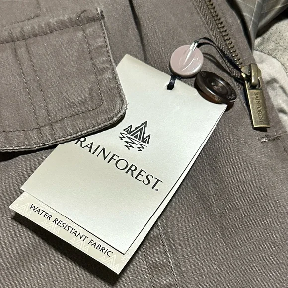 NWT - Rainforest Men's Brown Jacket - Picture 8 of 8